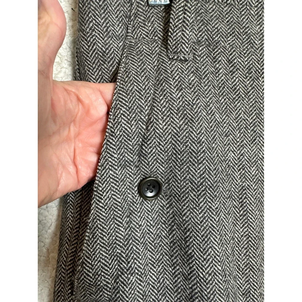 Banana‎ Republic Men's Herringbone Wool Blend Cargo Pants Size 32x32 Brown - Picture 5 of 14